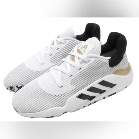 adidas Other - Adidas Pro Bounce White/Black Basketball Shoes Size 14 New MSRP $145